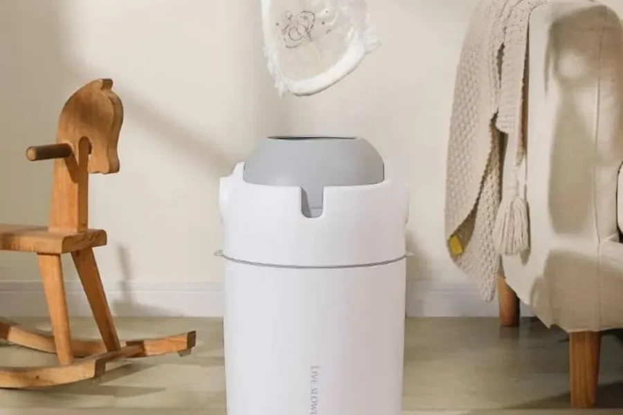 Lixeira Antiodor Para Fraldas, Lixeira Mágica, Clingo