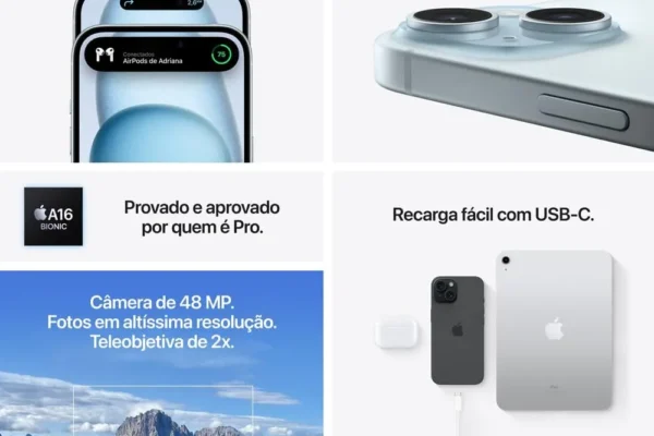 Apple Iphone 15 Plus Camera De 48mp