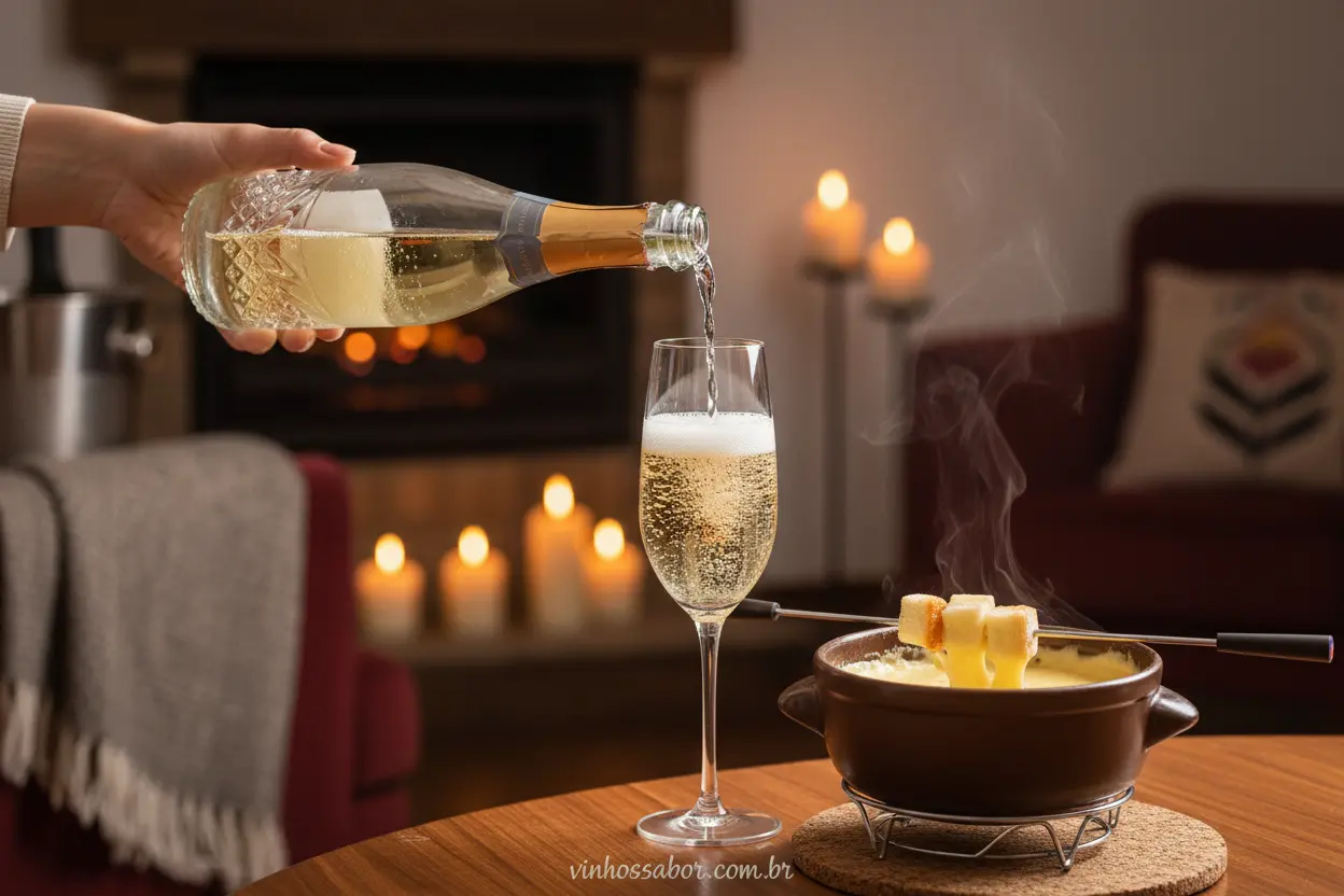 Dicas para Vinhos com Fondue Harmonização com fondue: dicas para escolher e servir o vinho ideal.