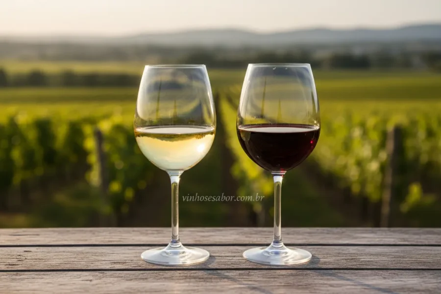 Vinho Branco e Tinto