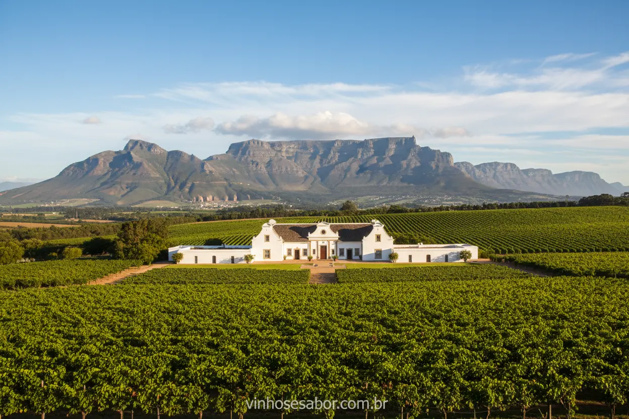 Groot Constantia - História e Vinho As mais belas vinícolas da África do Sul: Groot Constantia.