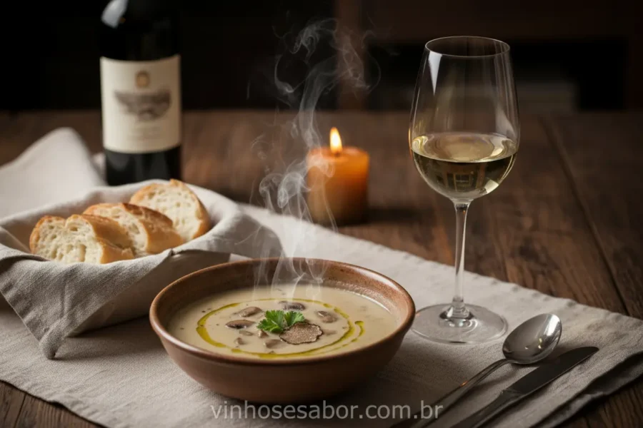 Harmonização Sopa Vinho