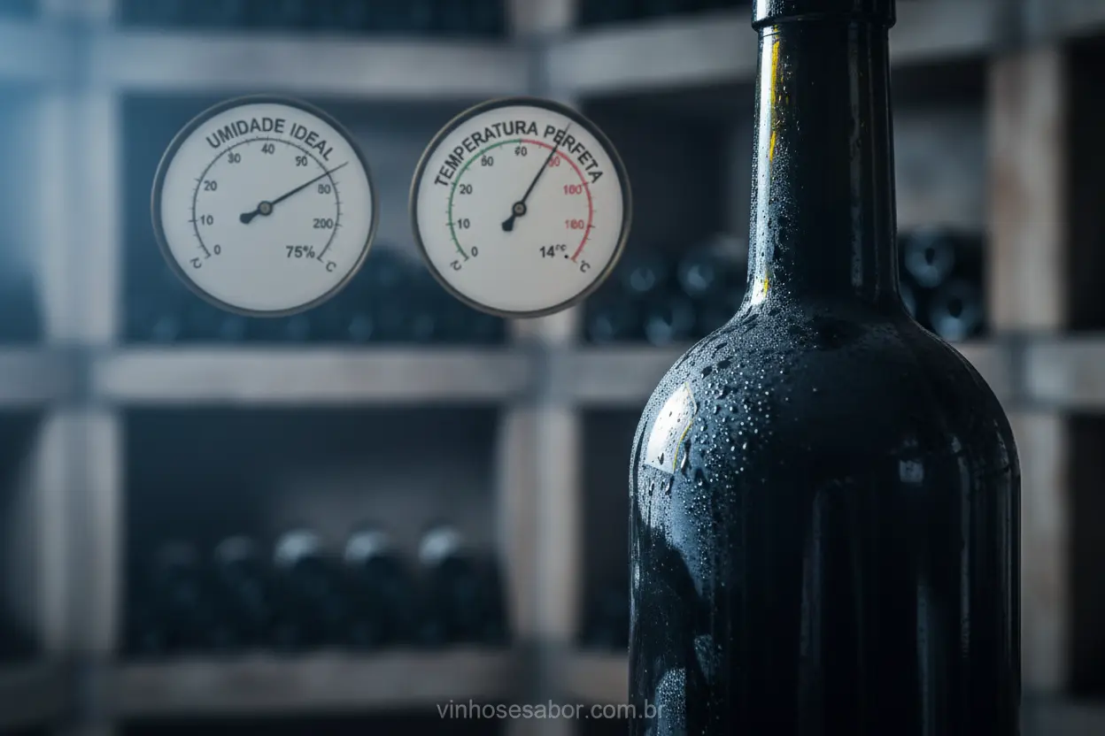 Temperatura Ideal para Vinhos Temperatura e umidade para vinho.