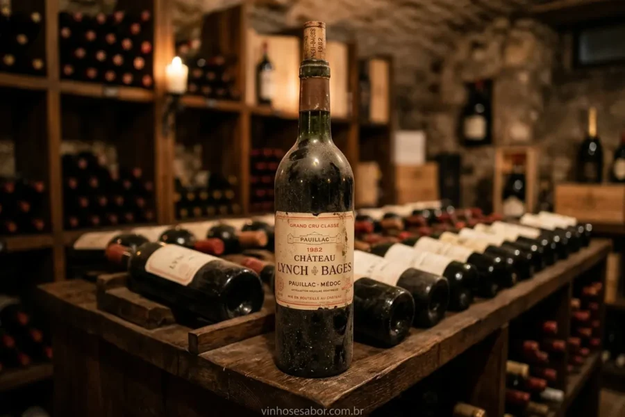Garrafa de Vinho Bordeaux Antigo