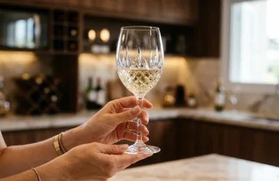 Taça de Cristal Brilhante
