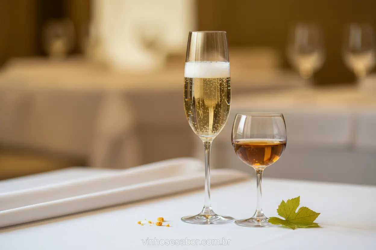 Taças de Espumante e Sobremesa A melhor taça para cada vinho espumante e de sobremesa