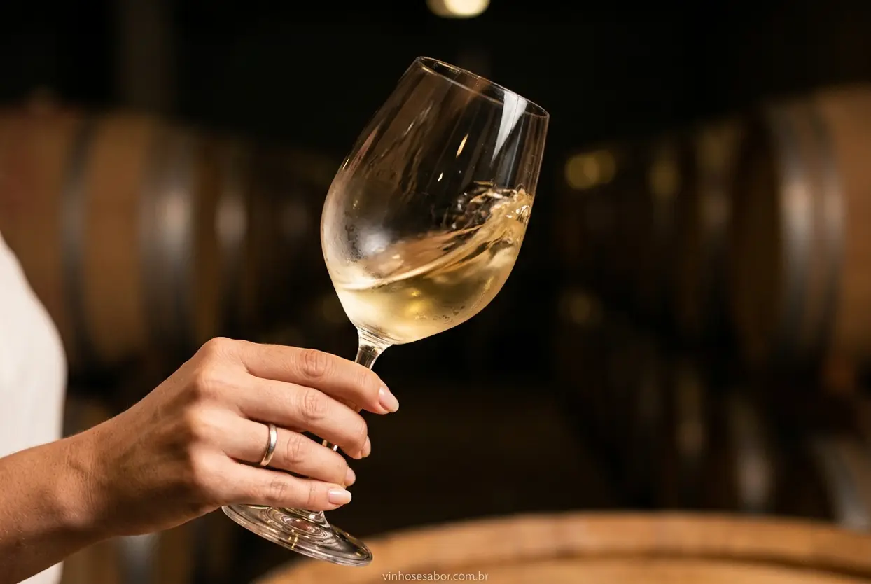 Sabor e Aroma Pós-FML Vinho branco cremoso com aromas de manteiga